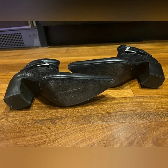 Authentic Freelance Black Leather pointed toe boots Size 36/6 mint condition - Picture 11 of 15